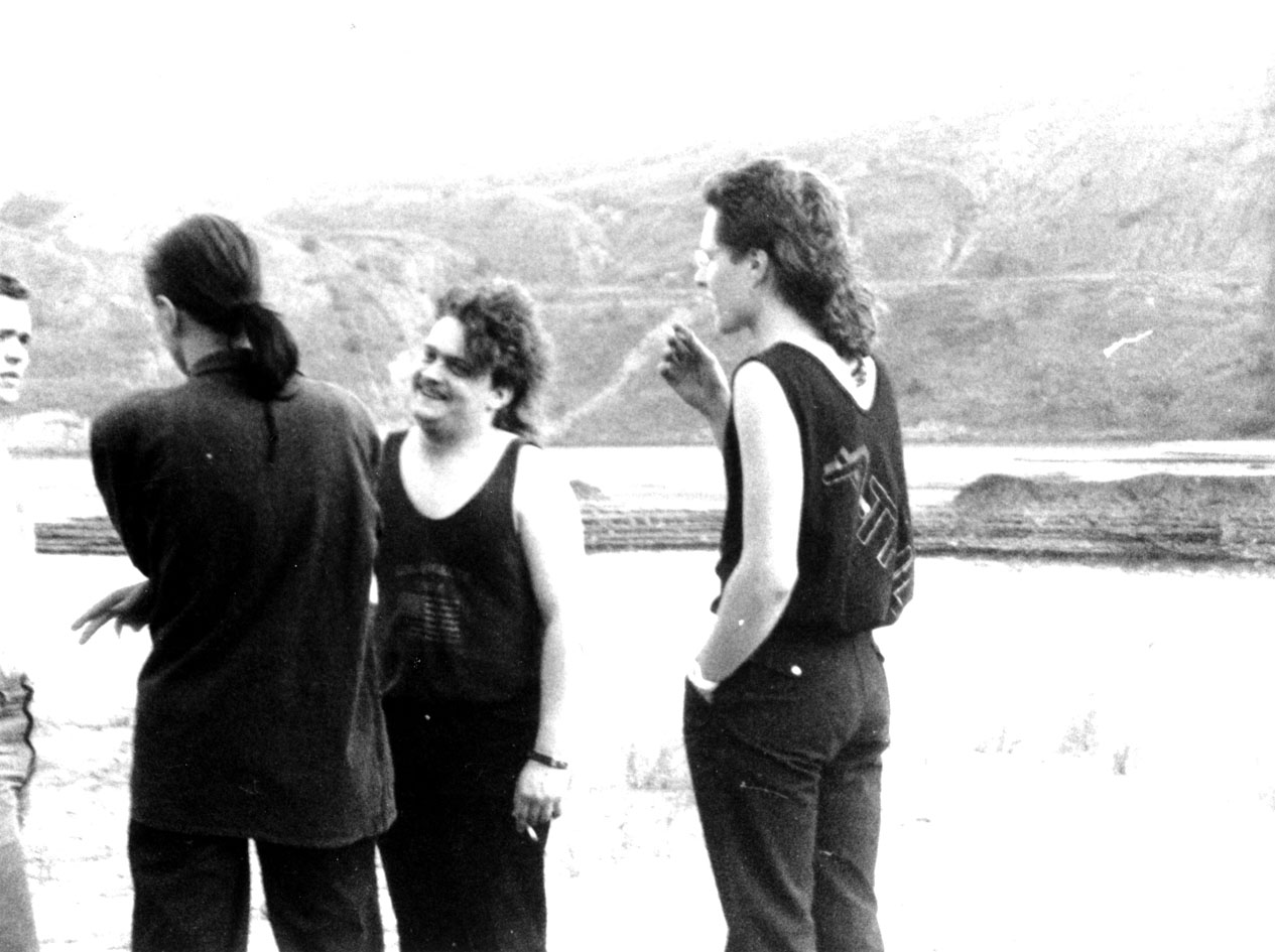 Real Deal - Fotosession im Tagebau: Schnappschuss mit Fotograf (ganz links) von Felicitas.